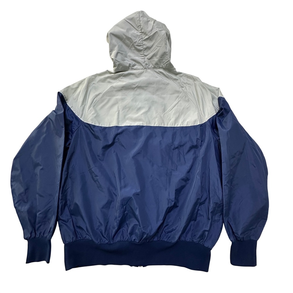 VTG 70s 80s Nike Orange Tag Windbreaker Jacket Men XL USA Made Blue Grey Chevron - Picture 2 of 8